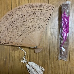 白樺の扇子　の画像