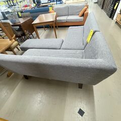 【ジャングルジャングル滋賀草津店】ジモティ来店特価‼ ソファー グレー J-251198の画像