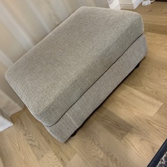 【お譲り先決まりました】
美品　IKEA オットマン　の画像
