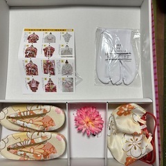 七五三　女の子　着物の画像