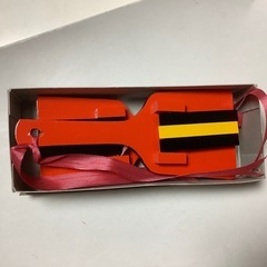 木製　鳴子　オレンジ 黒　黄色　２個　YOSAKOIソーラン祭り　よさこい祭りの画像