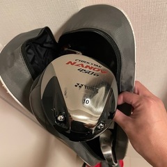 NIKE クラブバッグ YONEXウッド2本アイアン3本付の画像