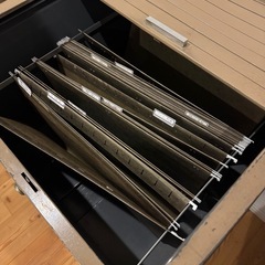 アンティーク 鉄 書類収納の画像