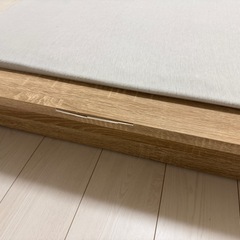 Lowya ダブルベッドフレーム＋マットレスの画像