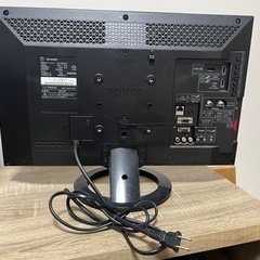 SHARP 22型テレビ(譲り先決定済み)の画像