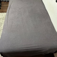 無印良品 シングルベッド　脚付マットレス　ポケットコイル　（洗えるカバー　組み立て仕様）シングル の画像