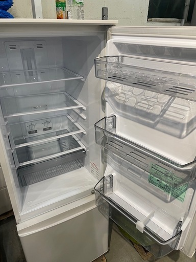 配達可【三菱】冷蔵庫168L☆2022年製 クリーニング済み/6ヶ月保証付き