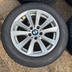 BMW 225/55R17スタッドレスタイヤ アルミ付き4本セット 冬用の画像