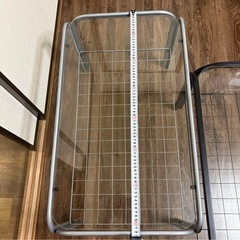 シルバーのみ【昭和・平成レトロ】当時物　ガラステーブルの画像