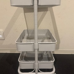 ニトリ　ワゴン　コンパクト　収納用品の画像