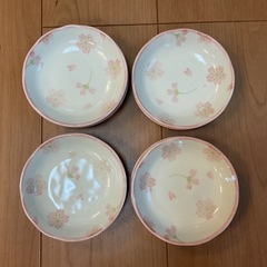 桜柄のお皿9枚セット まとめ売り 取り皿の画像