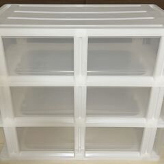 3段収納ケース キャスター付きの画像