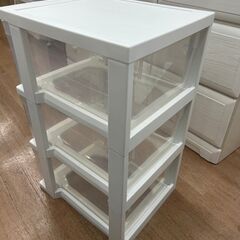 3段プラケース 31×38×59cm 衣類収納 プラケース 店頭販売 南区花畑の画像