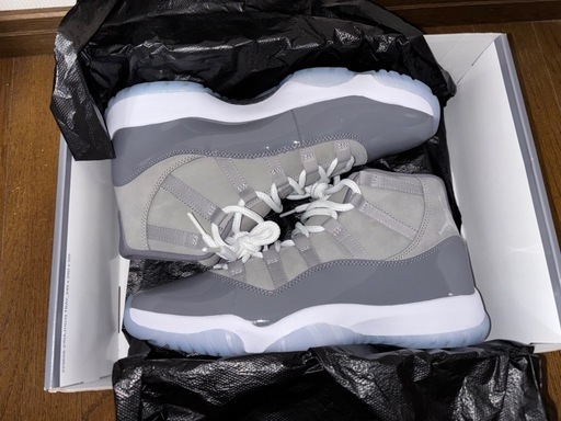 AIR JORDAN 11 RETRO Cool Grey（28cm） 箱付き