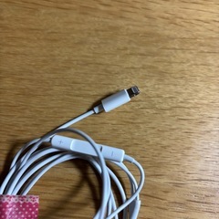 Apple 純正 Lightningケーブルイヤフォン　イヤホンの画像