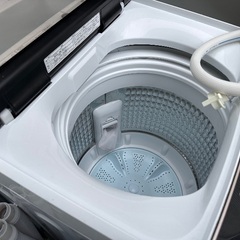 🟧洗濯機番号63 AQUA 2021年製 5kg 大阪府内全域配達無料 設置動作確認込み 保管場所での引取は値引きしますの画像