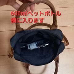 ⚠️値引き対応🉑⚠️しまむら ロゴスデイズ ナイロンショルダーバッグ(ネイビー)(使用回数→少なめ)の画像