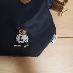 ⚠️値引き対応🉑⚠️しまむら ロゴスデイズ ナイロンショルダーバッグ(ネイビー)(使用回数→少なめ)の画像