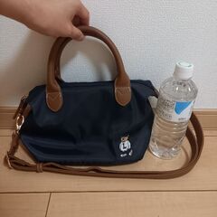 ⚠️値引き対応🉑⚠️しまむら ロゴスデイズ ナイロンショルダーバッグ(ネイビー)(使用回数→少なめ)の画像
