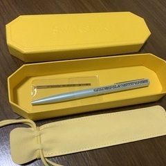 【新品・未使用】SWAROVSKI ボールペン Crystal Shimmer 水色の画像