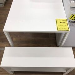 【ジャングルジャングル広陵店】IKEA　ダイニンセット　ホワイト【ジモティー特別価格！！】の画像