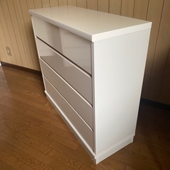 お話し中　チェスト4段（鏡面仕上げ）②の画像