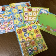 アンパンマン名前シール・表彰状シール、アンパンマンレジの画像