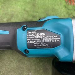 マキタ GA504DN 充電式ディスクグラインダー【野田愛宕店】【店頭取引限定】【中古】管理番号：ITUHGN70D000の画像