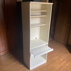 スライドレール付き収納棚の画像