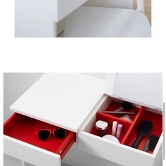 イケア　化粧台の画像