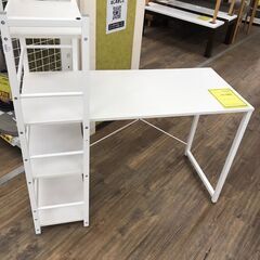 【ジャングルジャングル広陵店】ニトリ　システムデスク ザッキー110　ナチュラルXホワイト【ジモティー特別価格！！】の画像