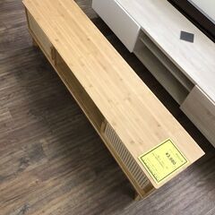 【ジャングルジャングル広陵店】テレビ台　ナチュラル　竹【ジモティー特別価格！！】の画像