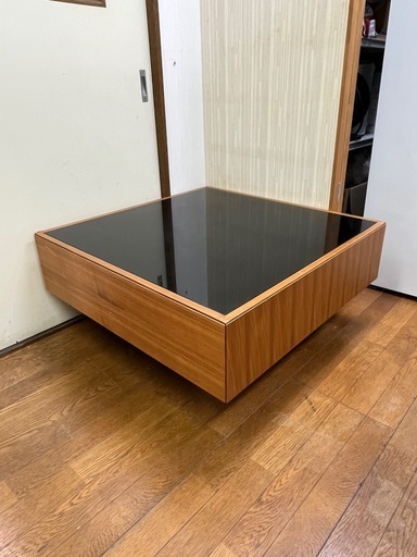 激安販売!! アクタス fino センターテーブル ガラステーブル 高級家具