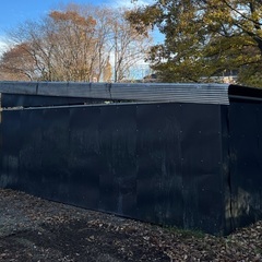 激安 車庫 駐車場 ガレージ 物置 単管パイプ 古屋 作業場 割安 解体済み 配送可能の画像