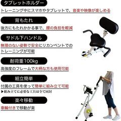 TIGORA(ティゴラ) フィットネスバイク フィットネスマシン リカンベントの画像