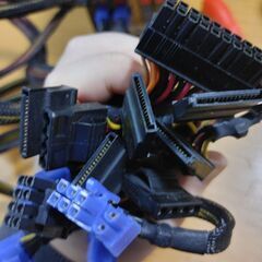 3500円 正常動作品 Huntkey X7 900W PC電源ユニット ATX ケーブル付き 頑丈 ゲーミング 自作PCの画像