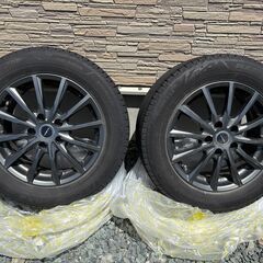 【中古美品】ブリヂストン BLIZZAK VRX3 205/60R16 2022年製スタッドレスタイヤ＆ホイール4本セットの画像