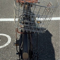 自転車26インチ6段変速前後カゴ付ママチャリの画像