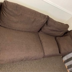 3人がけソファー 期限ありの画像