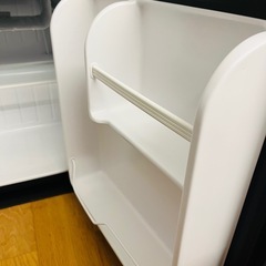 TEES 1ドア冷蔵庫 ブラックの画像