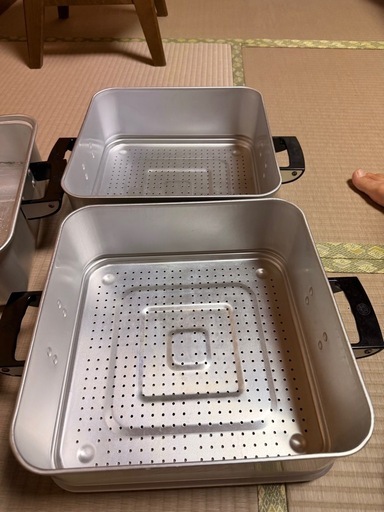 アルミ製蒸し器