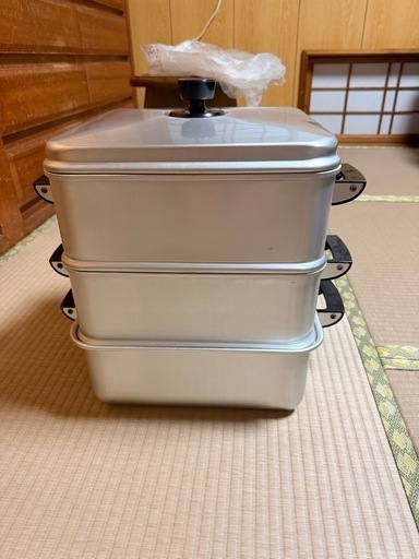 アルミ製蒸し器