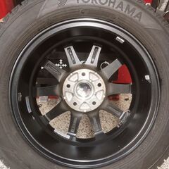 【溝あり】185/65R15 iG60＋VRX2 スタッドレス4本＋マナレイ15インチ 5穴の画像