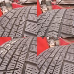 【溝あり】185/65R15 iG60＋VRX2 スタッドレス4本＋マナレイ15インチ 5穴の画像