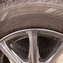 【溝あり】185/65R15 iG60＋VRX2 スタッドレス4本＋マナレイ15インチ 5穴の画像