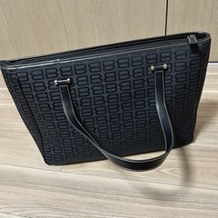 BALENCIAGA バレンシアガ トートバッグ bb柄 総柄 ブラック A4の画像