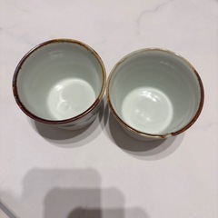 砥部焼  コップの画像