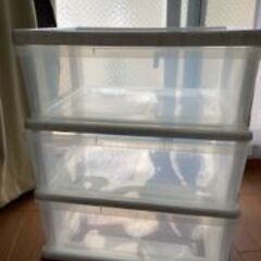 ＊商談中(Amazon)JEJアステージ 収納チェスト シーズワイド 3段 ホワイト 日本製 簡単組み立て 幅54×奥行40×高さ63.5cmの画像