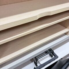 ローボード 木製 テレビ台 収納付きの画像