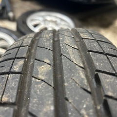 13インチ　タイヤホイールセット　軽自動車　バリ溝　夏タイヤの画像